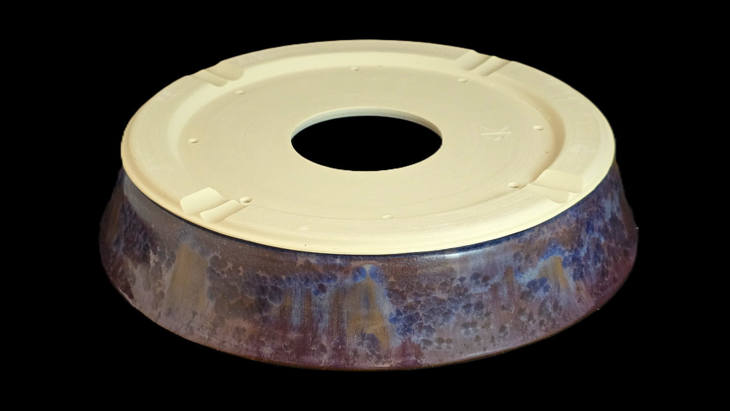 Bonsai Pot, Crystalline Round 3-26 - 11.25" X 2.25"
