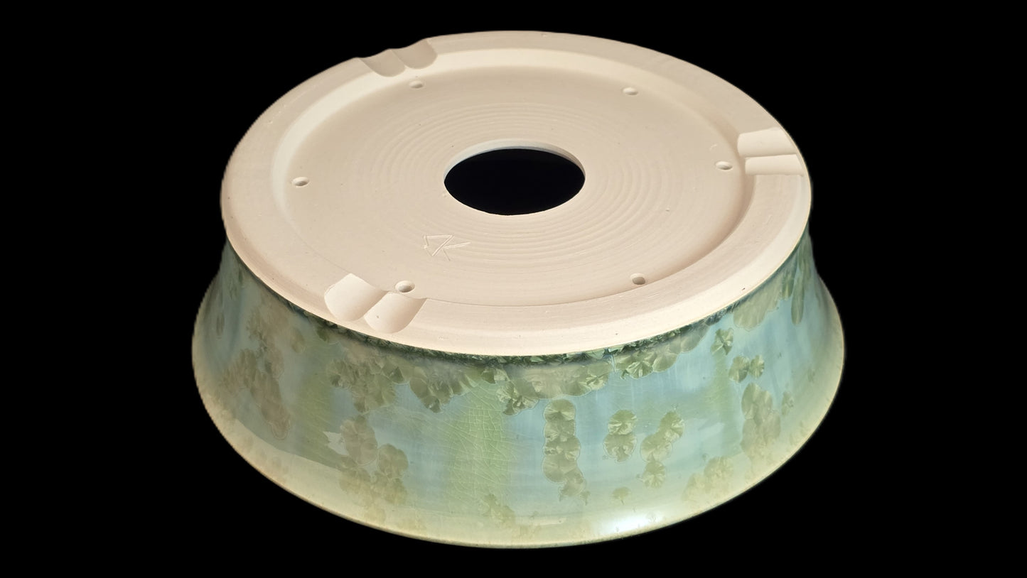 Bonsai Pot, Crystalline Round 3-26 - 9.5" X 3