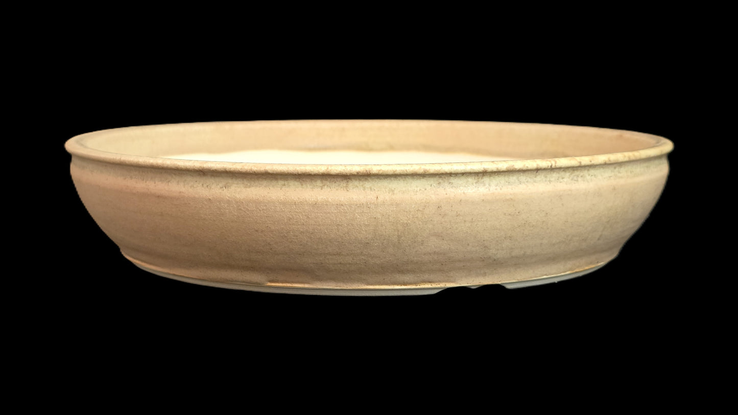 Bonsai Pot, Crystalline Round 3-26 - 10" X 2"