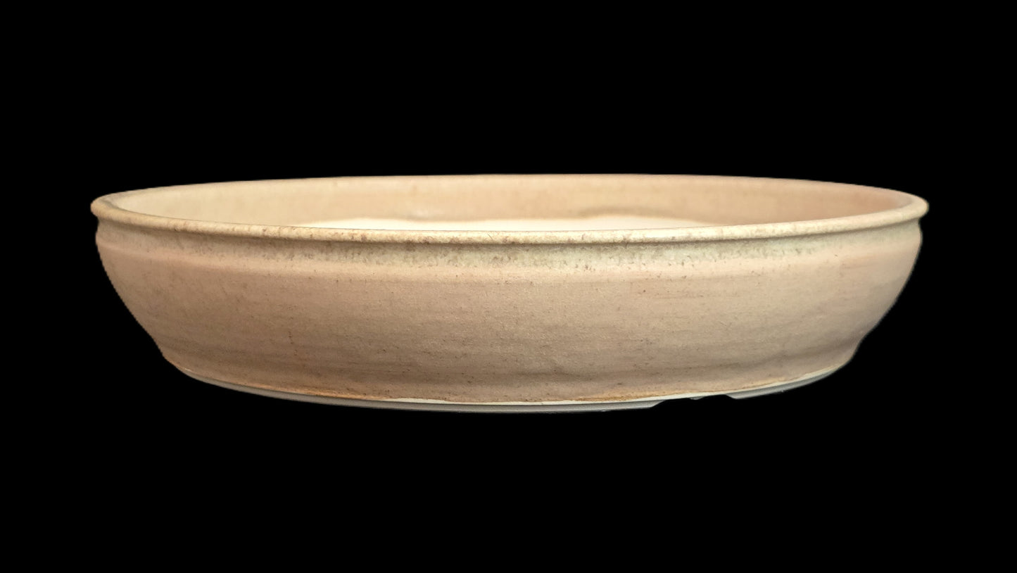 Bonsai Pot, Crystalline Round 3-26 - 10" X 2"