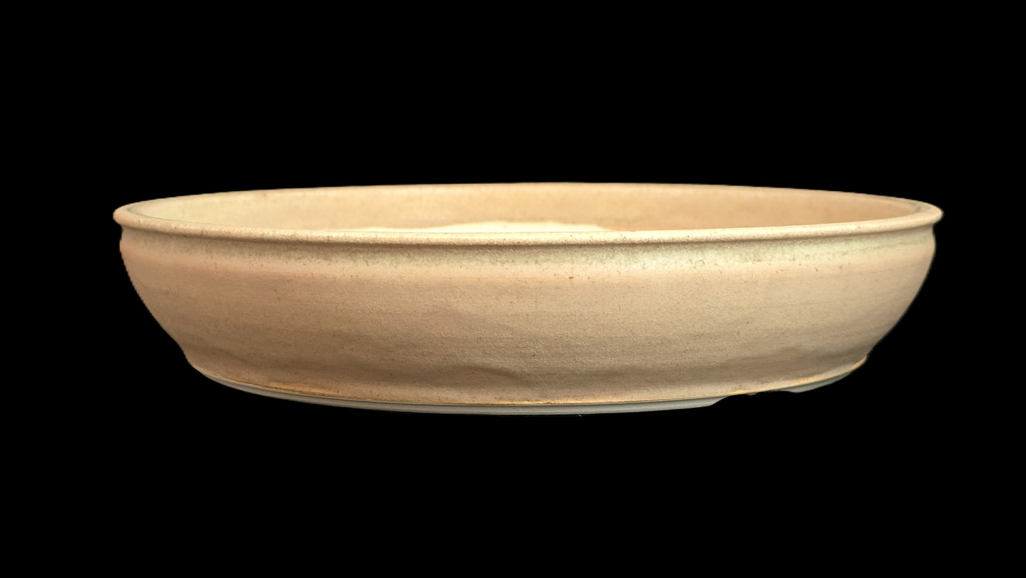 Bonsai Pot, Crystalline Round 3-26 - 10" X 2"