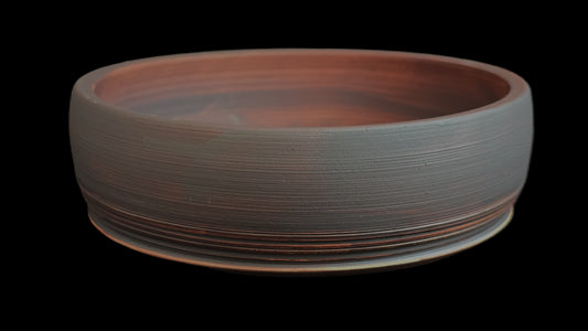 Bonsai Pot, Crystalline Round 3-26 - 7.5 X 2.25"