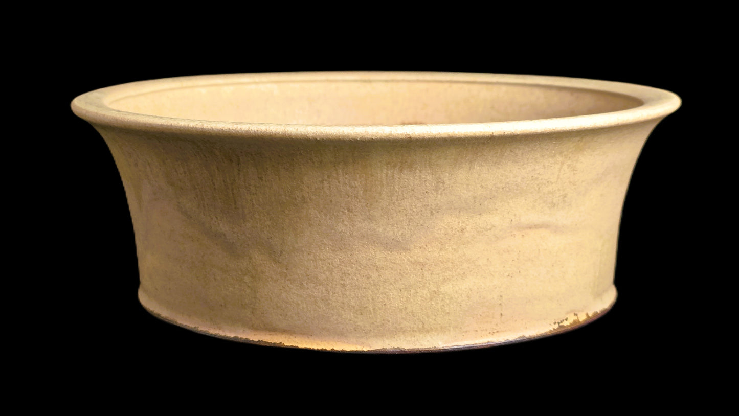 Bonsai Pot, Crystalline Round 3-26 - 8.5 X 3"