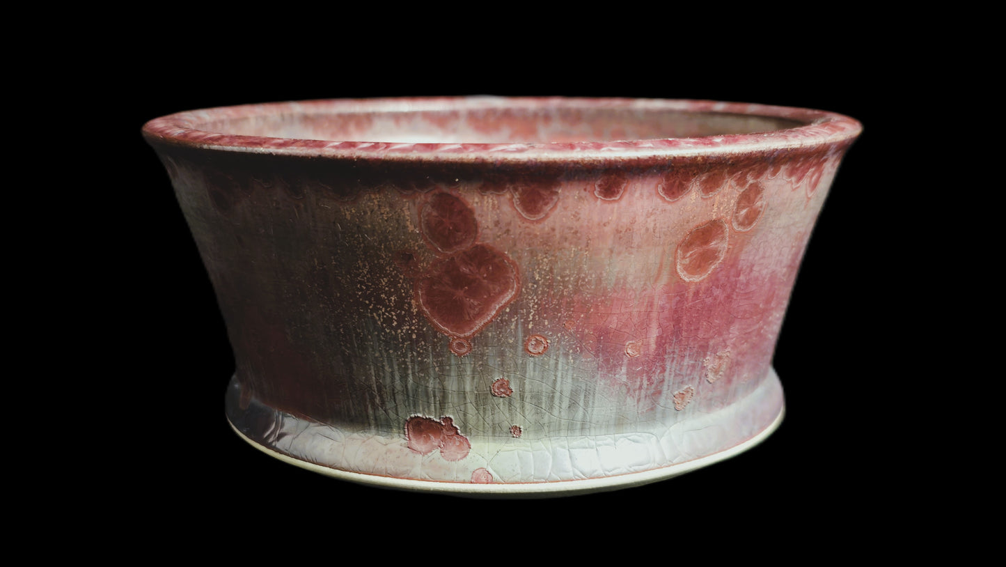 Bonsai Pot, Crystalline Round 3-26 - 5.5 X 2.25"