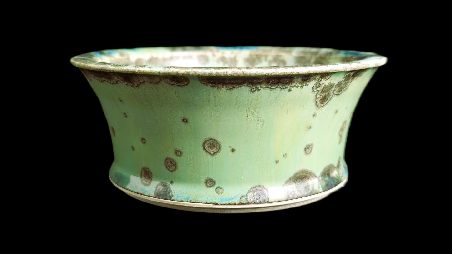 Bonsai Pot, Crystalline Round 3-26 - 5.25 X 2.25"