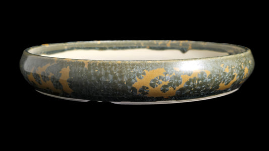 Bonsai Pot, Crystalline Round 3-26 - 10.5 X 1.75"