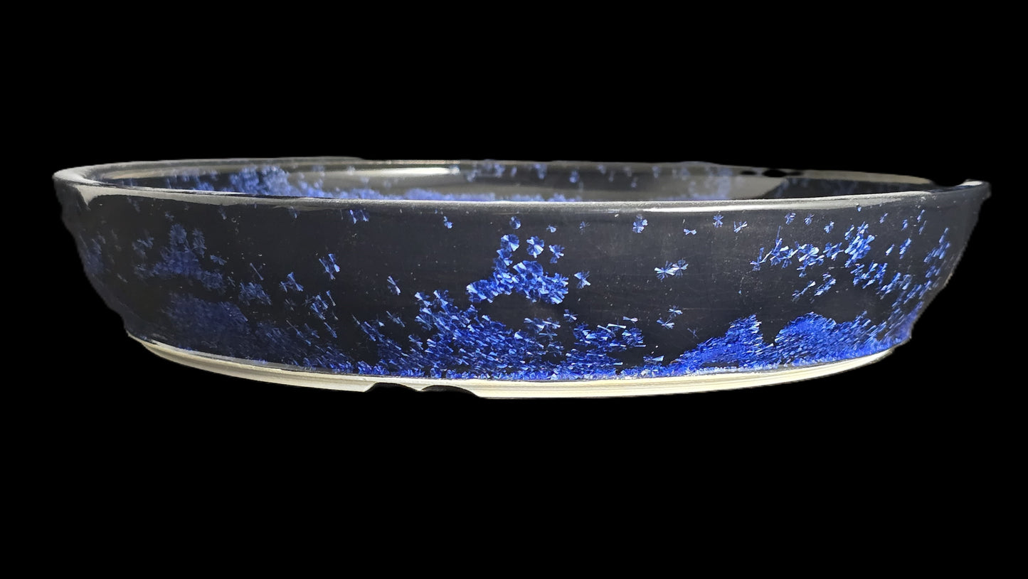 Bonsai Pot, Crystalline Round 3-26 - 10.25 X 2"