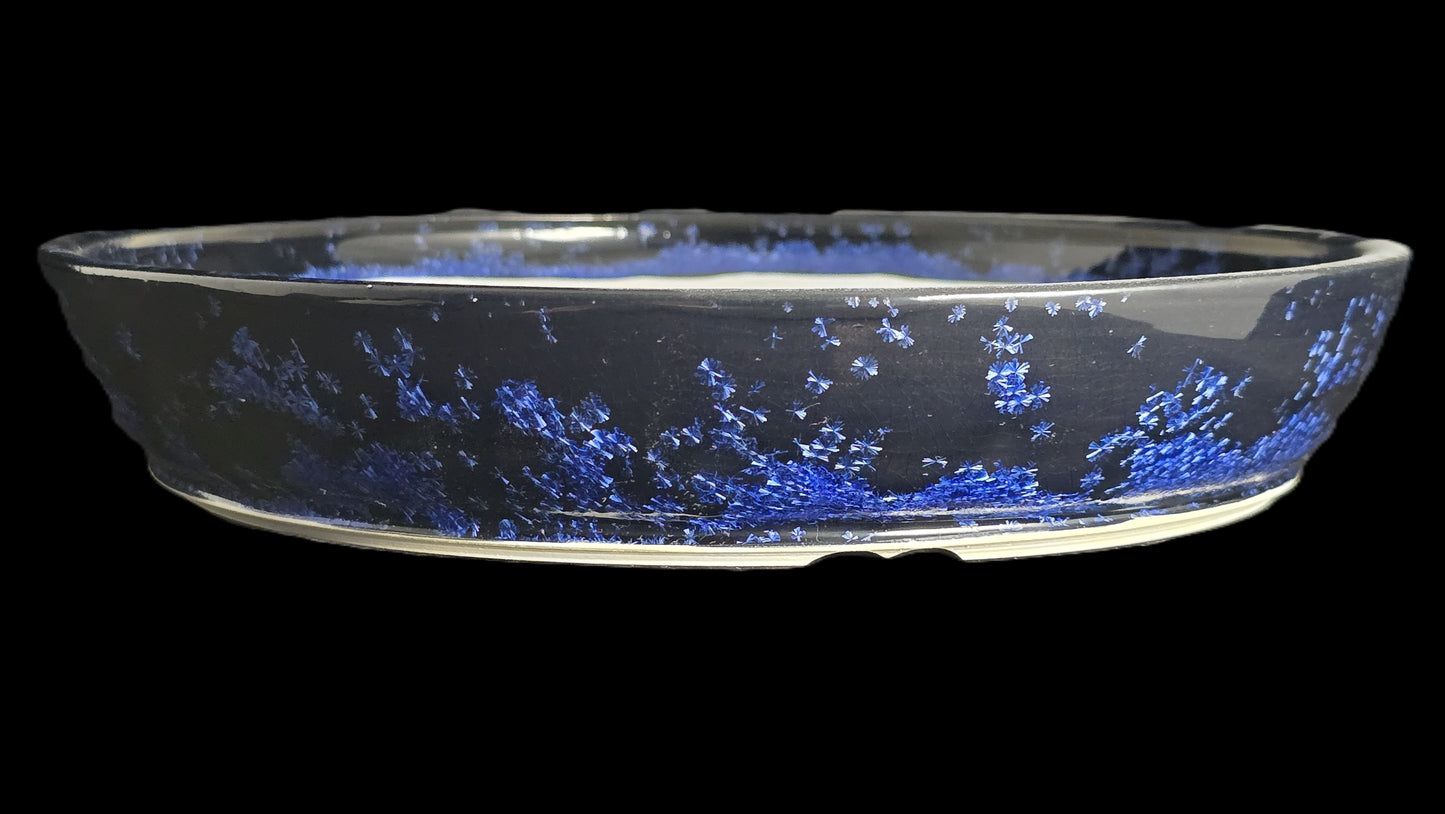 Bonsai Pot, Crystalline Round 3-26 - 10.25 X 2"