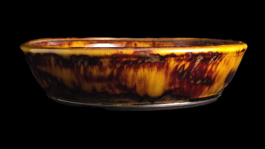 Bonsai Pot, Crystalline Round 4-26 - 10 X 2.75"
