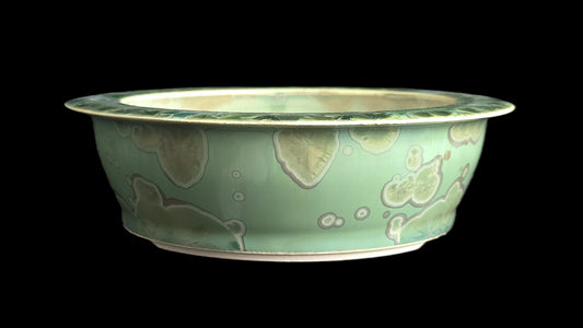 Bonsai Pot, Crystalline Round 4-26 - 6.5 X 2"