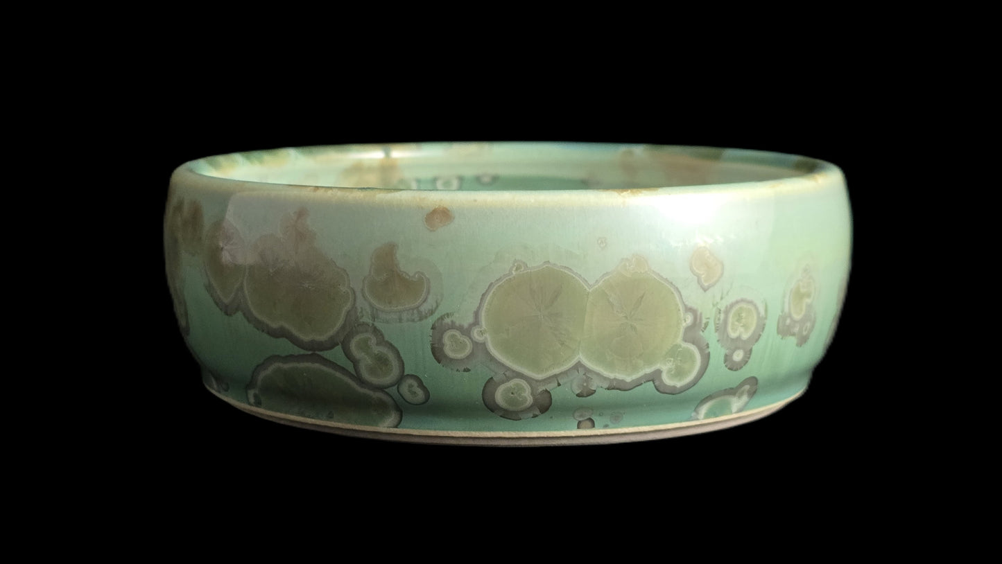Bonsai Pot, Crystalline Round 4-26 - 5.5 X 1.75"