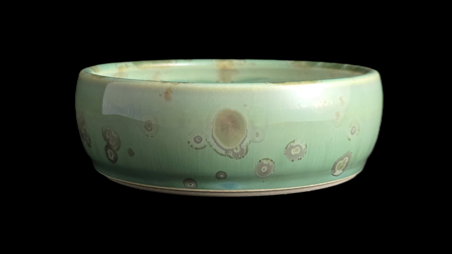 Bonsai Pot, Crystalline Round 4-26 - 5.5 X 1.75"