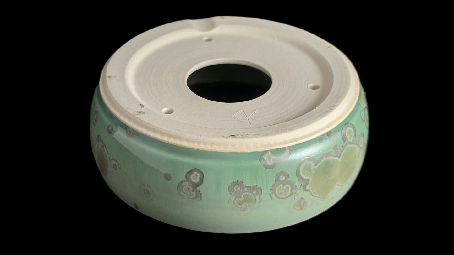 Bonsai Pot, Crystalline Round 4-26 - 5.5 X 1.75"