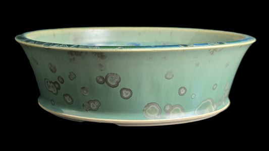 Bonsai Pot, Crystalline Round 4-26 - 7.25 X 2.25"