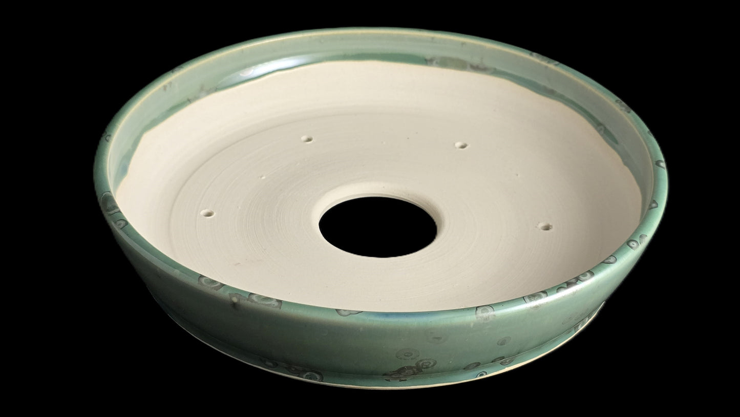 Bonsai Pot, Crystalline Round 4-26 - 9.25 X 2"