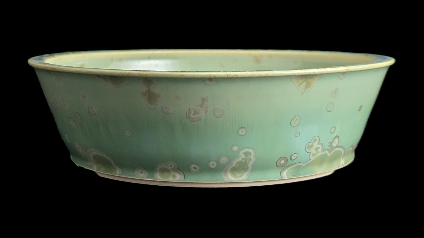Bonsai Pot, Crystalline Round 4-26 - 8 X 2.25"