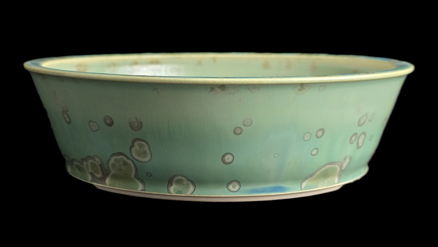 Bonsai Pot, Crystalline Round 4-26 - 8 X 2.25"