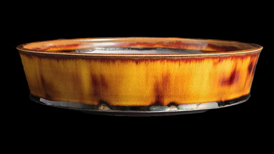 Bonsai Pot, Lava Round 4-26 - 9 X 2"