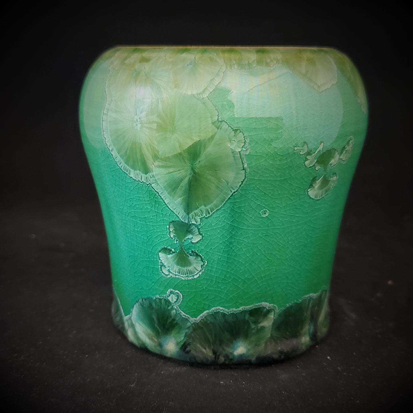 Crystalline Vase - 4"t x 3.75"w