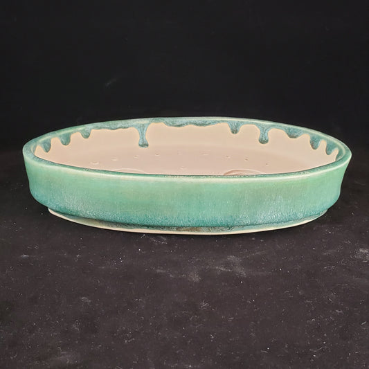 Bonsai Pot 12-22-1046 [9x7x1.5] Oval